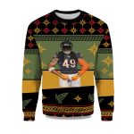2025 Tremaine Edmunds Chicago Bears Ugly Christmas Sweater