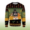 2025 Tremaine Edmunds Chicago Bears Ugly Christmas Sweater 2