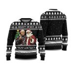 2025 Trump And Santa Ugly Christmas Sweater
