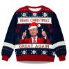 2025 Trump Maga Make Christmas Great Again Ugly Christmas Sweater 1