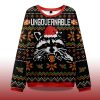 2025 Ungovernable Racoon Ugly Christmas Sweater 2