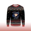 2025 Vintage Houston Astros Logo Ugly Christmas Sweater
