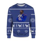 2025 Von Miller Bills Ugly Christmas Sweater
