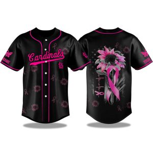St Louis Cardinals Breast Cancer Awareness Month 2025 Jersey 1