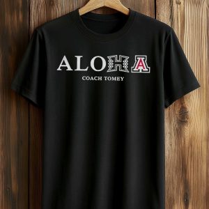 Aloha Coach Tomey Hawaii and Arizona T Shirt