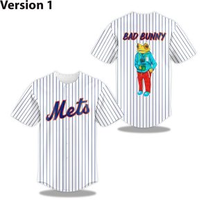 Mets Bad Bunny Baseball Jersey 2025