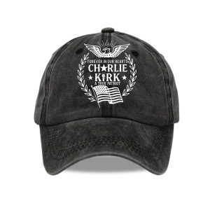 Forever In Our Hearts Charlie Kirk A True Patriot America Hat 1