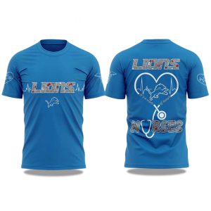 Detroit Lions Nurses Appreciation 2025 Shirt 1