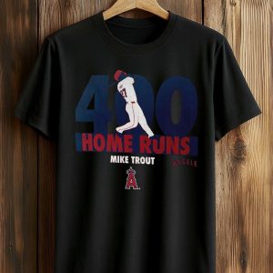 Mike Trout Los Angeles Angels 400 Home Runs Shirt