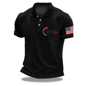 Charlie Kirk Turning Point USA Printed T Shirt 1