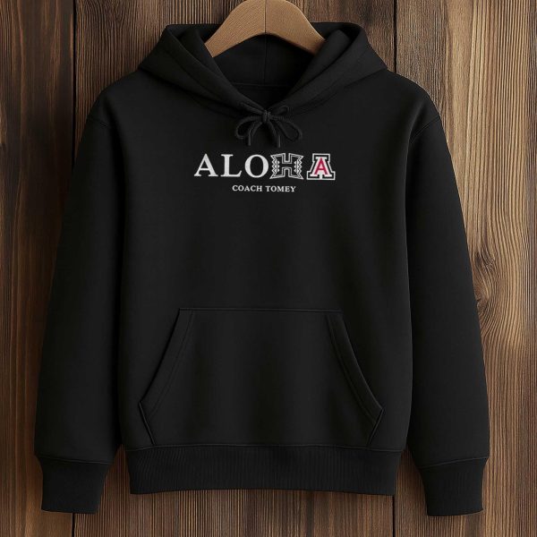 Aloha Coach Tomey Hawaii and Arizona T Shirt