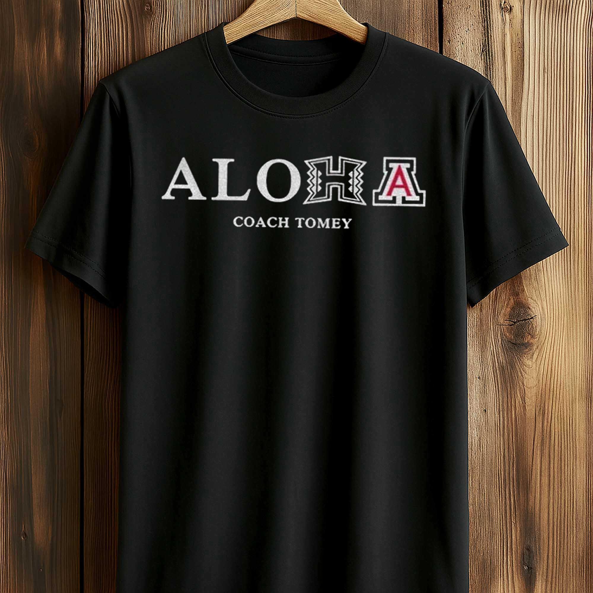 Aloha Coach Tomey Hawaii and Arizona T-Shirt Aloha Coach Tomey Hawaii and Arizona T-Shirt