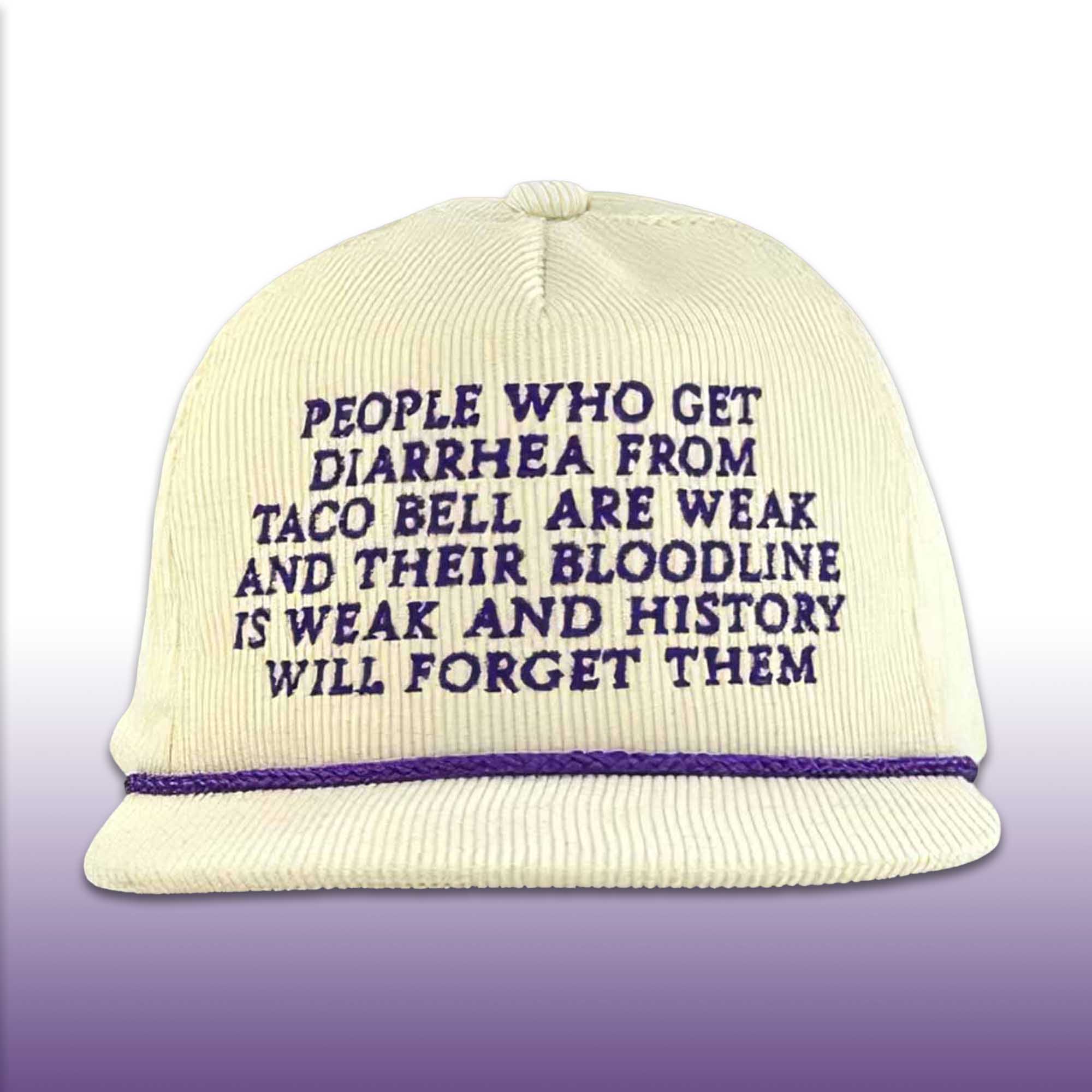 Andrew Whitworth People Who Get Diarrhea From Taco Bell Are Weak Hat Andrew Whitworth People Who Get Diarrhea From Taco Bell Are Weak Hat