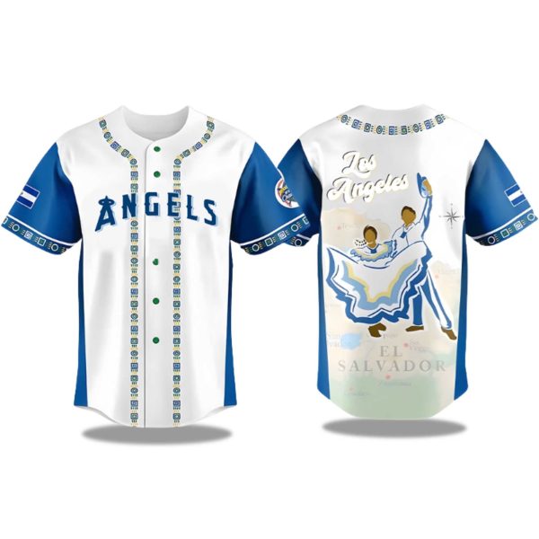 Angels Salvadoran Heritage Night 2025 Jersey 1