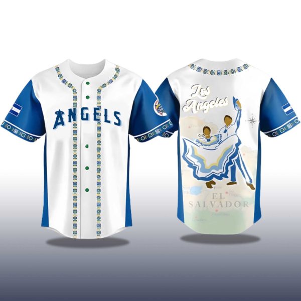 Angels Salvadoran Heritage Night 2025 Jersey 2