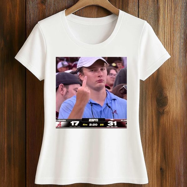 Angry Alabama Fan Created Awkward Shirt