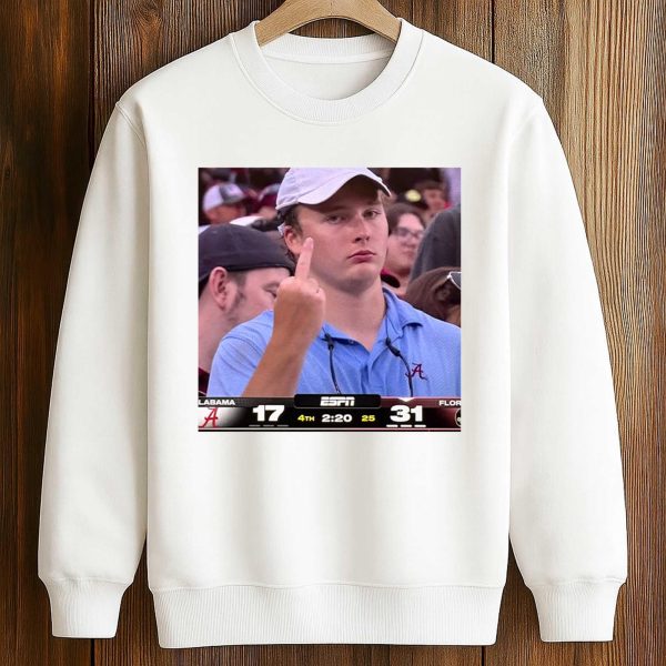 Angry Alabama Fan Created Awkward Shirt