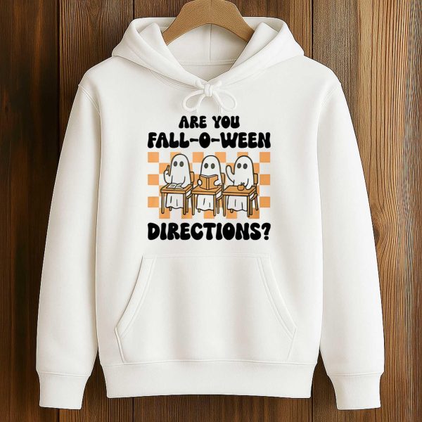 Are You Fall O Ween Directions Ghost Teacher Shirt