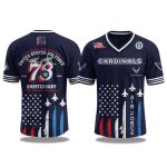 Arizona Cardinals U.S. Air Force Birthday 2025 V-neck Short Sleeve Jersey