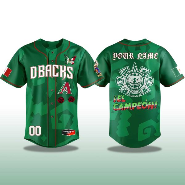 Arizona Diamondbacks Mexican Heritage Night 2025 Jersey 2