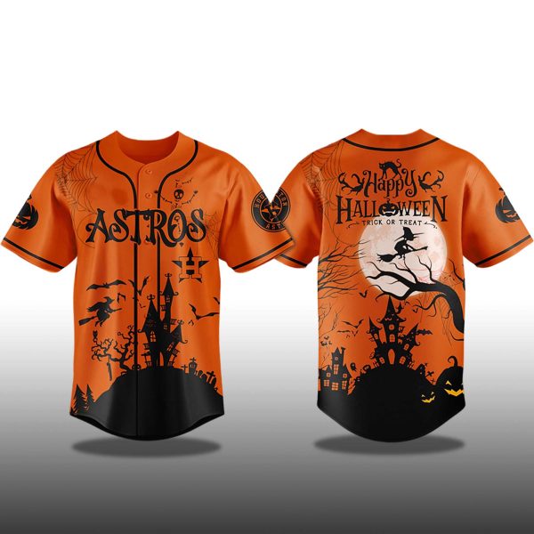 Astros Happy Halloween Trick Or Treat 2025 Jersey 3