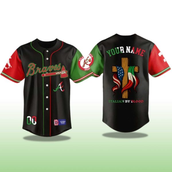 Atlanta Braves Italian American Heritage Month 2025 Jersey 2