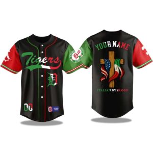 Detroit Tigers Italian American Heritage Month 2025 Jersey 1