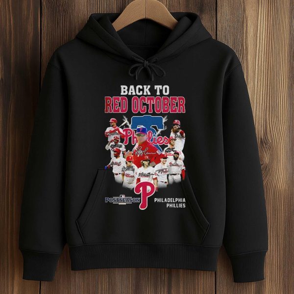 Back to Red October Postseason Philadelphia Phillies Shirt