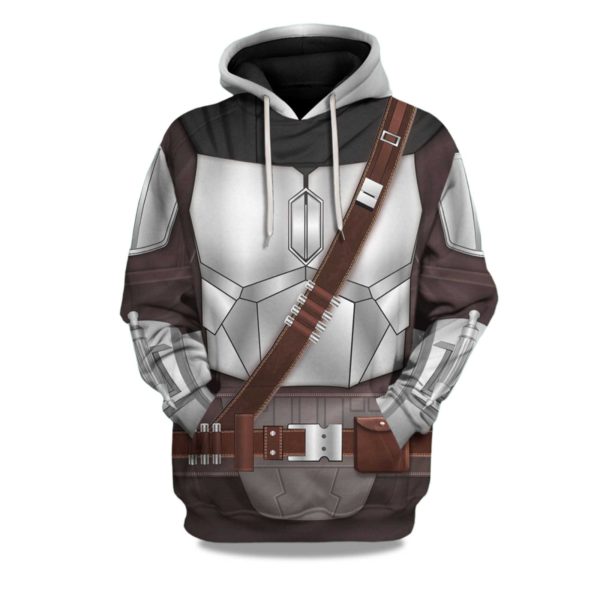 Beskar Mandalorian Costume Halloween 2025 Hoodie 1