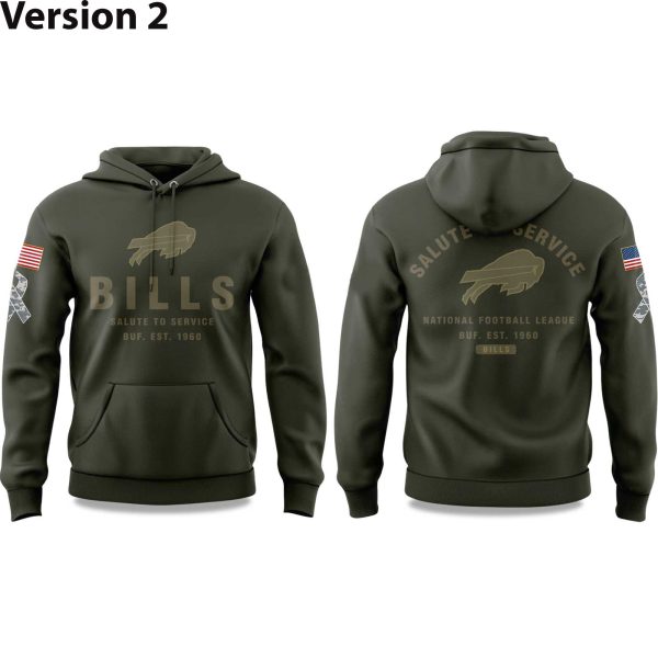 Bills Salute To Service America 2025 Hoodie