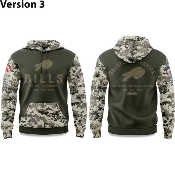 Bills Salute To Service America 2025 Hoodie