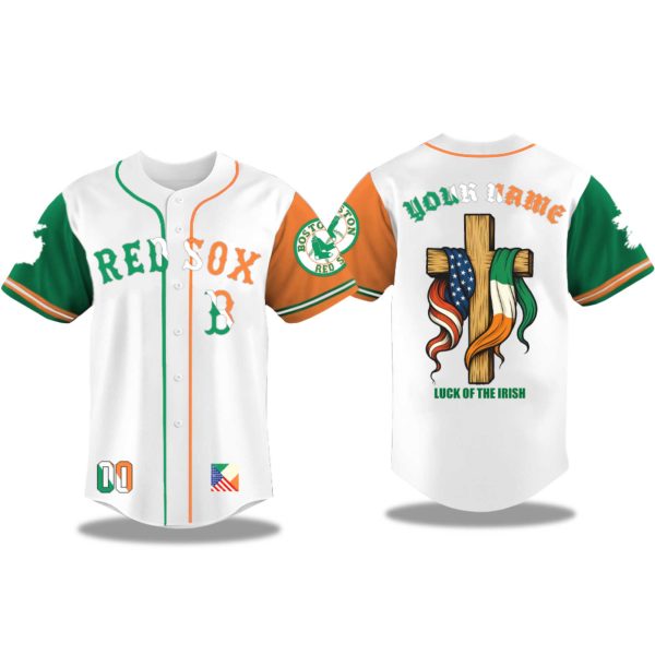 Boston Red Sox Irish American Heritage Night 2025 Jersey 1