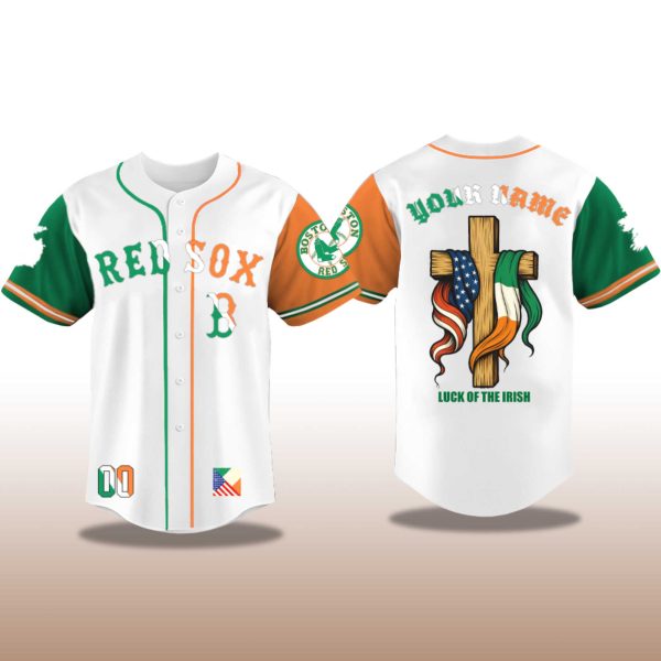 Boston Red Sox Irish American Heritage Night 2025 Jersey 2