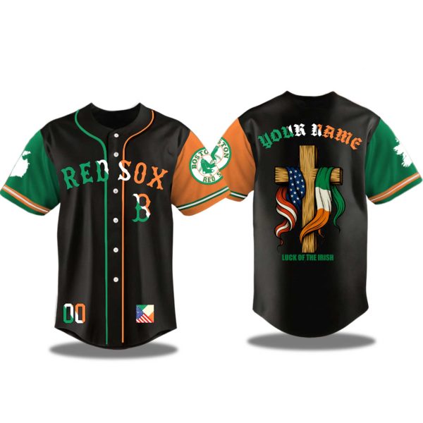 Boston Red Sox Irish American Heritage Night Luck Of The Irish 2025 Jersey 1