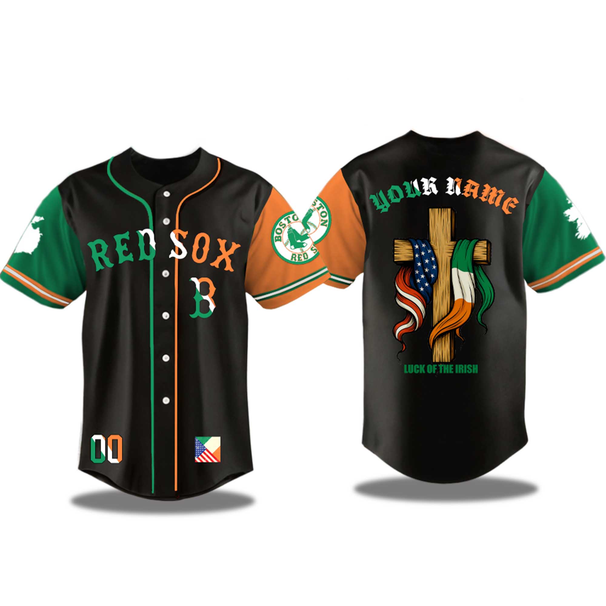 Boston Red Sox Irish American Heritage Night Luck Of The Irish 2025 Jersey 