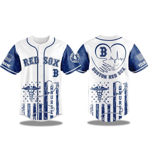 Boston Red Sox Nurses Night Appreciation Jersey 2025 1