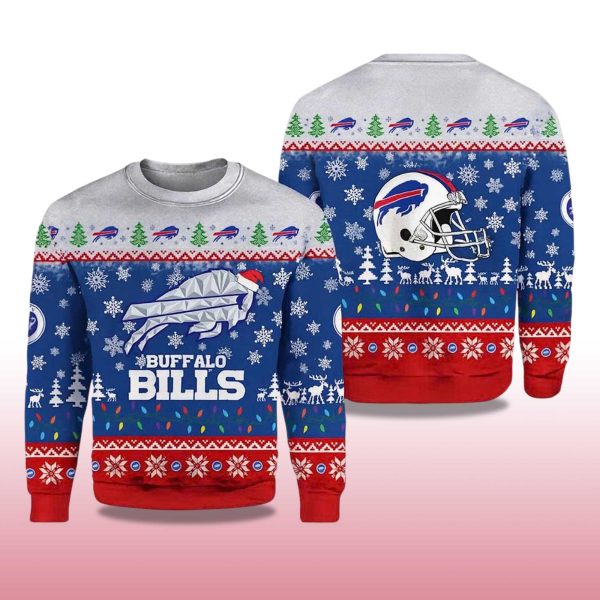 Buffalo Bills 2025 2026 Rivalries Cold Front Ugly Christmas Sweater