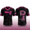 Buffalo Bills Breast Cancer Awareness Month Football 2025 V neck Short Sleeve Jersey 2