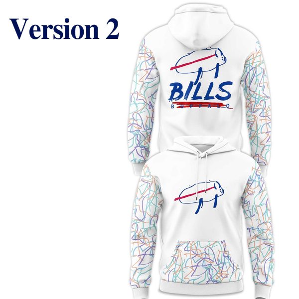 Buffalo Bills Josh Allen Billustration 2025 Hoodie