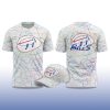 Buffalo Bills Josh Allen Billustration 2025 T Shirt