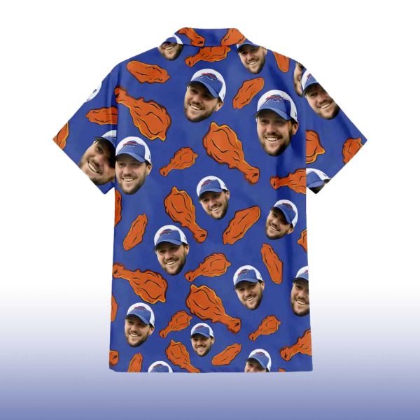 Buffalo Bills Josh Allen Fried Chicken Hawaiian Shirt