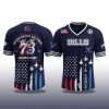 Buffalo Bills US Air Force Birthday 2025 V neck Short Sleeve Jersey 2