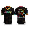 Carolina Panthers Fight Cancer V neck Short Sleeve Jersey 2025 1