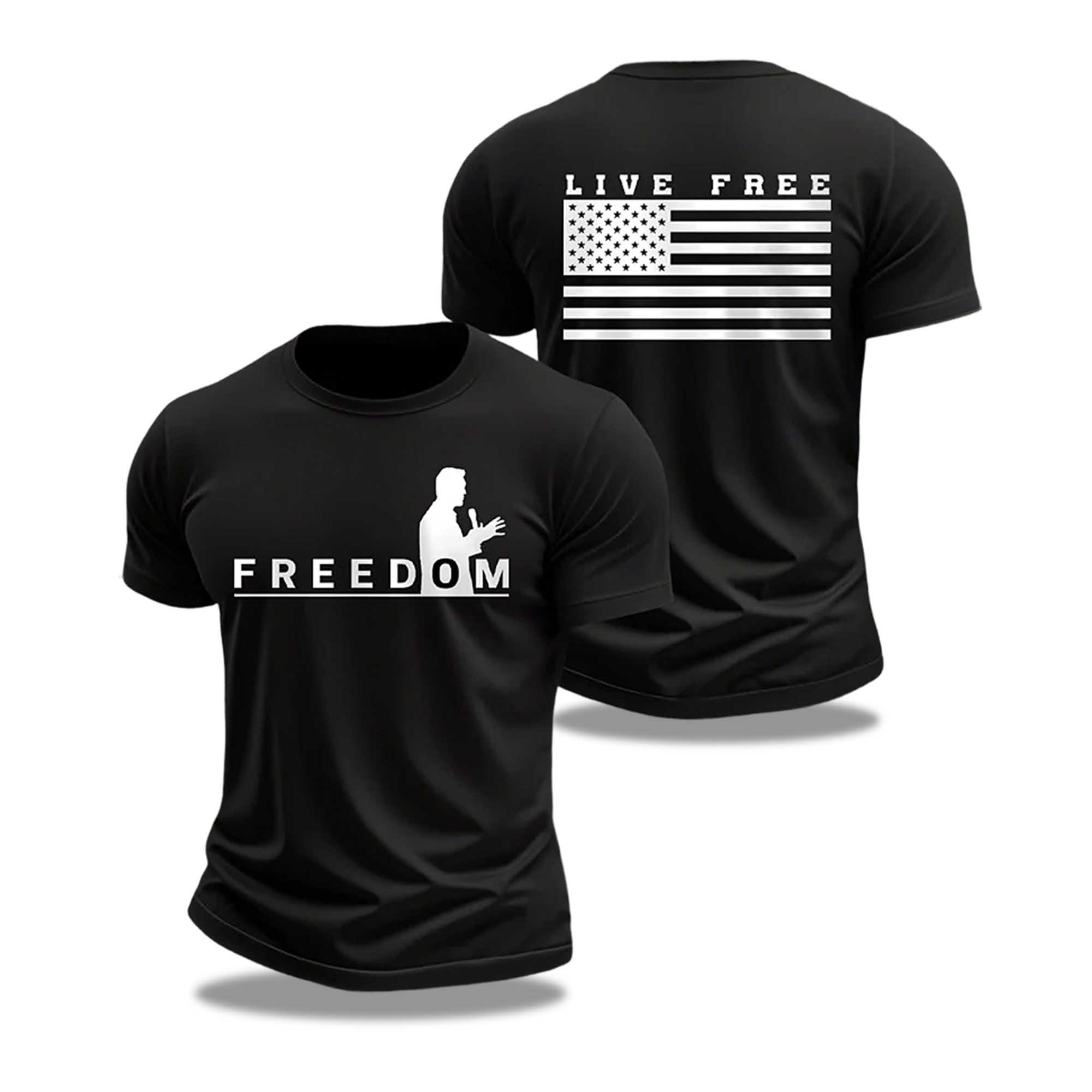 Charlie Kirk Freedom Live Free Shirt 