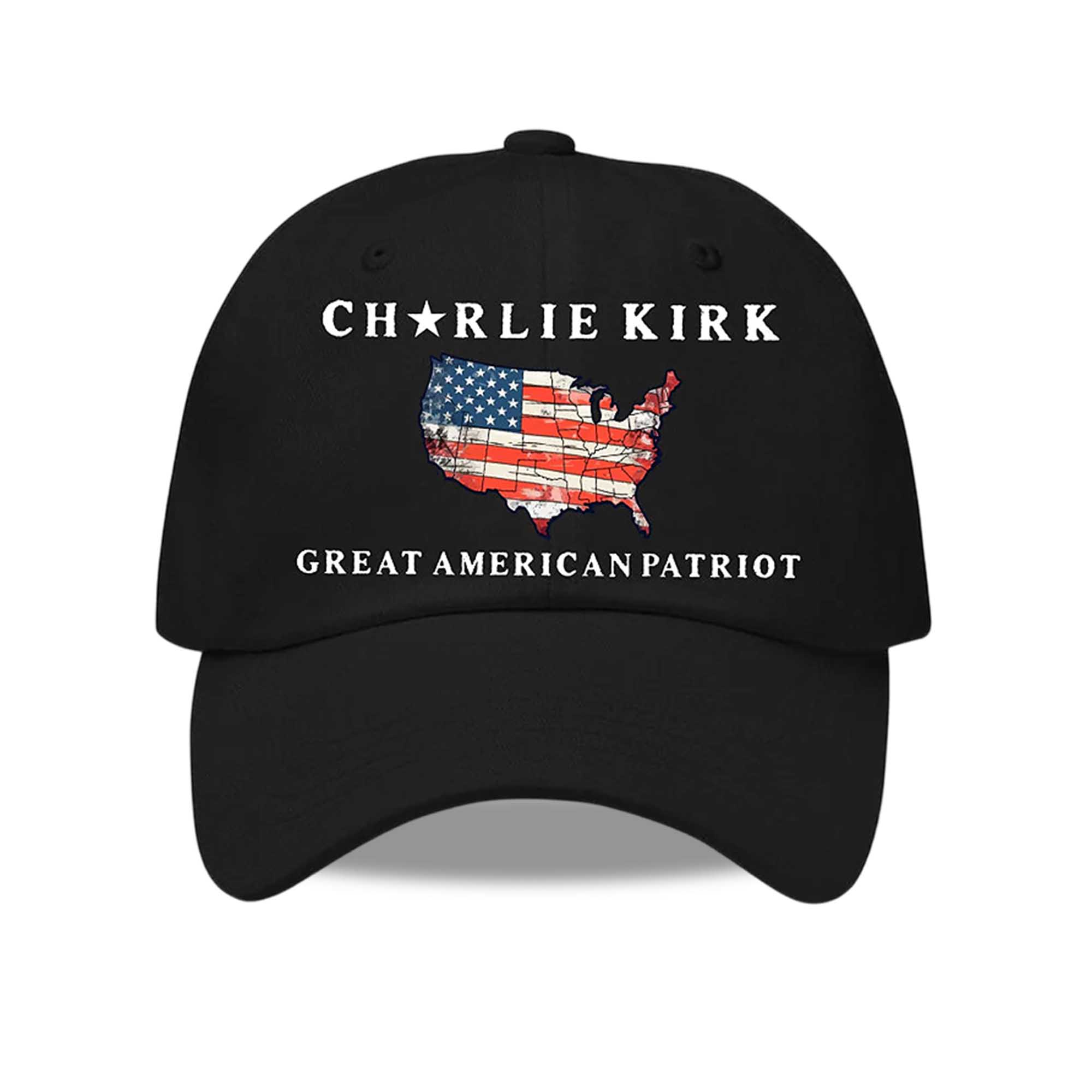 Charlie Kirk Great America Patriot Hat 