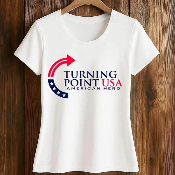 Charlie Kirk Turning Point USA American Hero Shirt (2)
