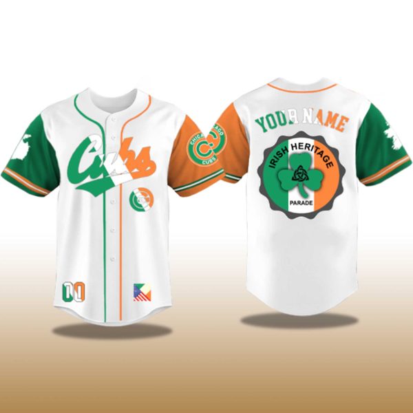 Chicago Cubs Irish American Heritage Night 2025 Jersey 2