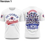 Chicago Cubs October Baseball Postseason 2025 T-Shirt