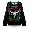 Christmas Cow Skull Ugly Christmas Sweater 1