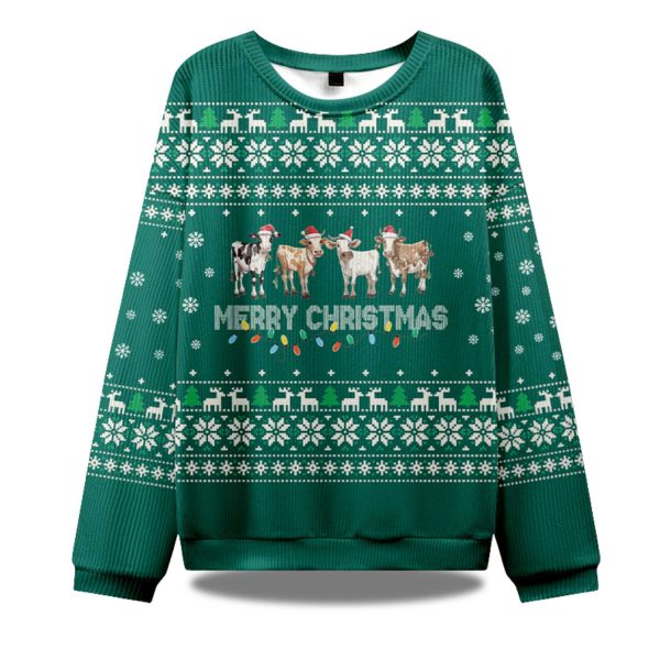 Christmas Cow Ugly Christmas Sweater 1